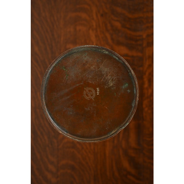 Silver Crest Arts & Crafts Sterling Silver on Bronze Tall Vase For Sale - Image 13 of 16