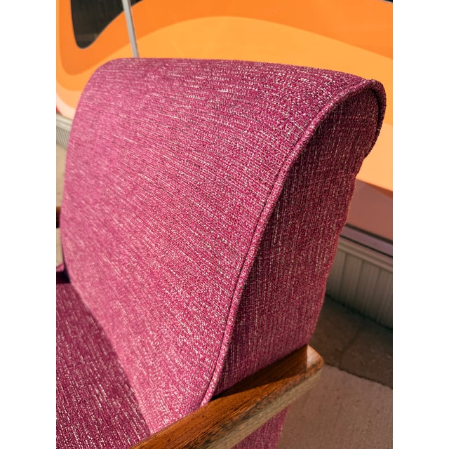 Fully Restored 1950's Mid-Century Modern Armchair For Sale - Image 6 of 17
