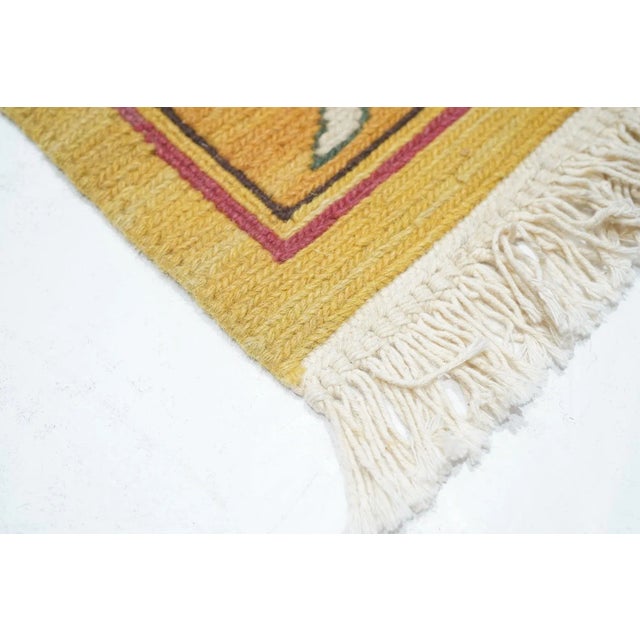 Contemporary Sumak Rug 10'0'' x 14'0'' For Sale - Image 4 of 11