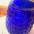 Roberto Cavalli Cobalt Blue Glass Vase, Textured Design, Circa 2000 For Sale - Image 6 of 15