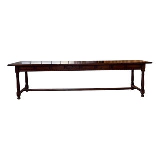 Dark Walnut Table, 1890s For Sale
