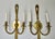 Vintage French 19th. Century Louis XVI Style Bronze Twin-Arm, Rope & Tassel Ormolu Wall Lighted Sconces -Pair For Sale - Image 11 of 17