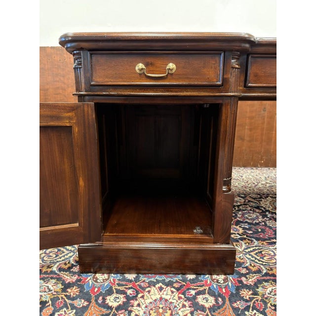 English Desk with Green Inlay For Sale - Image 13 of 18