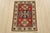 Farmhouse Kazak Rug 2’1” X 2’11” Red Wool Tribal Hand-Knotted Oriental Carpet For Sale - Image 3 of 9