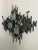 Gray Brutalist Wall-Mounted Lamp & Coat Rack Sculpture For Sale - Image 8 of 12