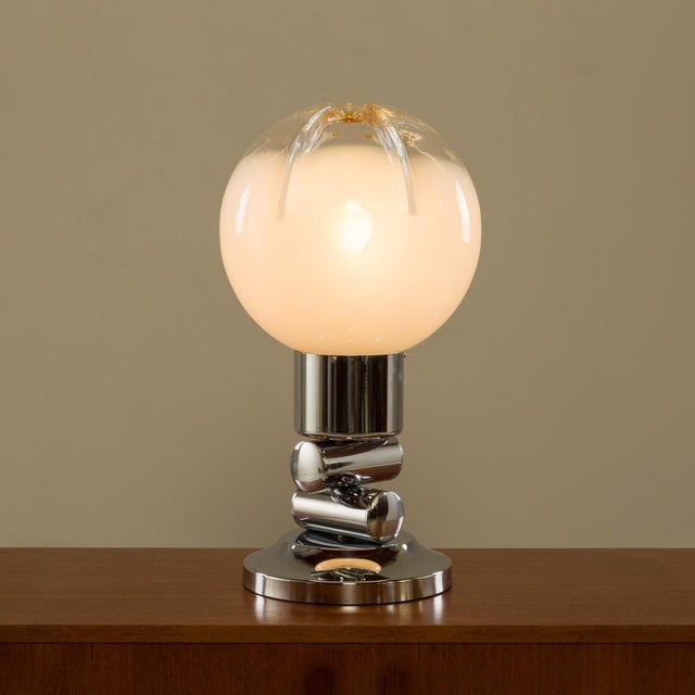 Space Age Table Lamp from Av Mazzega, Italy, 1970s For Sale - Image 6 of 6