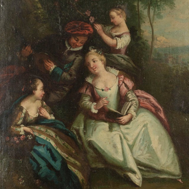 French French 19th Century Louis XV Style Trumeau Mirror For Sale - Image 3 of 7