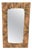 Rectangular Brass Dotted Wall Mirror from Justfurnituress SRL For Sale