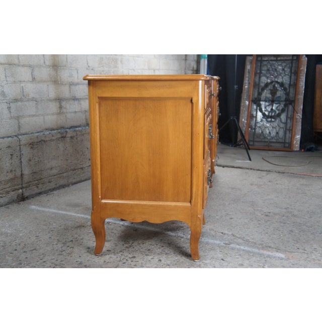 Mid 20th Century Mid Century Country French Provincial Mirrored Vanity Desk For Sale - Image 10 of 12