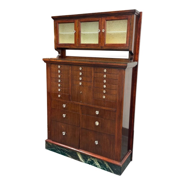 American Cabinet Company Apothecary Dentist Cabinet, Antique For Sale