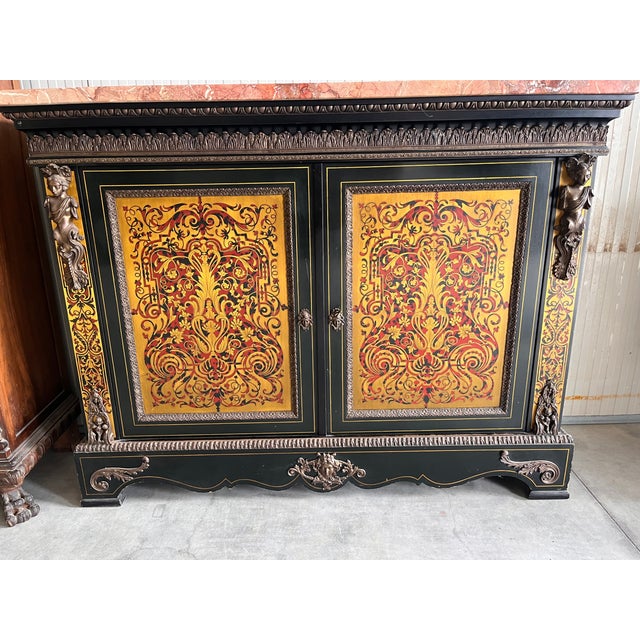 Antique French Boulle Chest of Drawers, 1890s For Sale - Image 10 of 12