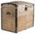 Ancient Wooden Transport Trunk For Sale