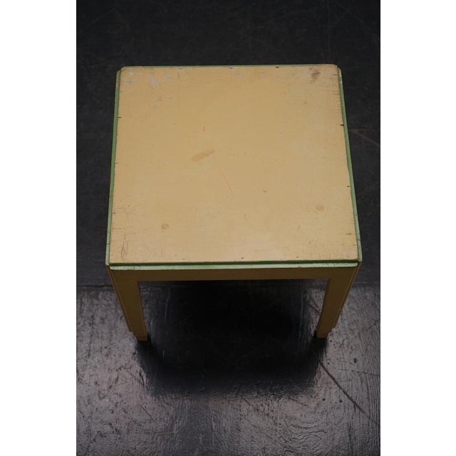 Cream Art Deco Side Table, 1920s For Sale - Image 8 of 12