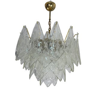 Vintage Seven-Light Murano Glass Pendant Light from La Murrina, 1970s For Sale