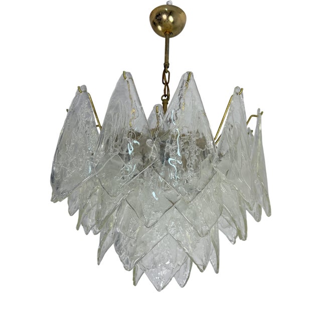 Vintage Seven-Light Murano Glass Pendant Light from La Murrina, 1970s For Sale