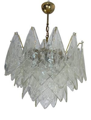 Vintage Seven-Light Murano Glass Pendant Light from La Murrina, 1970s