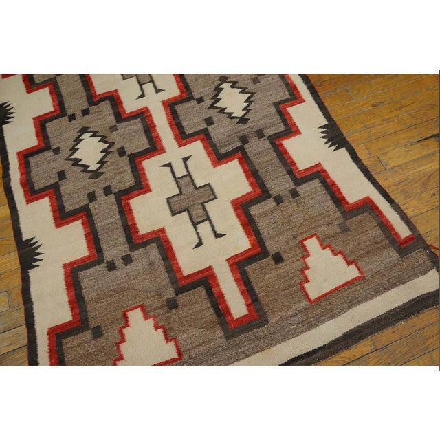 Textile Early 20th Century American Navajo Carpet For Sale - Image 7 of 12