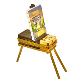 Limoges Painter's Easel Accent Box For Sale