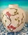 Cream Vintage Cherry Blossom Lidded Jar — Hand‑Painted & Embossed Porcelain For Sale - Image 8 of 10