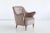 Mid-Century Modern Swedish Taupe Velvet and Elm Armchair by Elsa Gullberg, 1930s For Sale - Image 3 of 12