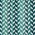 Sample- Schumacher Chevron Strie Velvet Fabric in Peacock For Sale