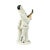 Vintage Ceramic Pierrot Statue with Lute, France, 1960s For Sale - Image 9 of 14