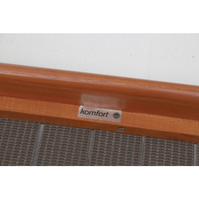 Wood Vintage Ottoman in Teak by Arne Wahl Iversen for Komfort, 1965 For Sale - Image 7 of 10