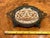 Exquisite Antique Hua Rong Tang Zhi Porcelain Brass Footed Decorative Trinket Plate For Sale - Image 4 of 12