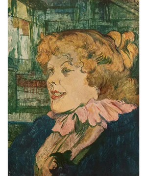 1940s After Henri De Toulouse-Lautrec "The English Girl at the Star" First Edition Lithograph