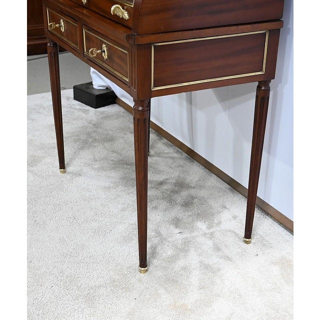 Small Louis XVI Cylinder Secretary For Sale - Image 17 of 18