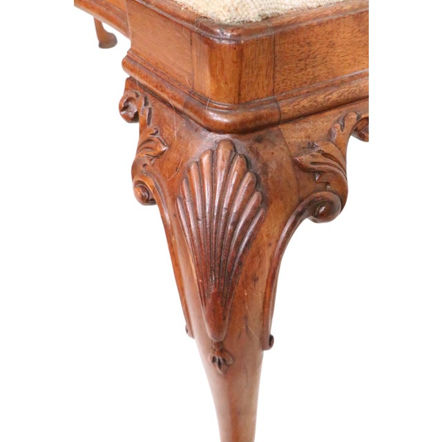 1970s Stylish Chippendale Revival Bench For Sale - Image 15 of 18