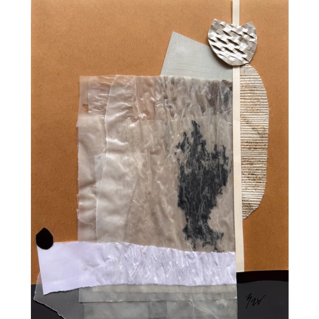 Paper "Memorabilia 5" Original Mixed-Media Collage on Paper by Zac Woodiel For Sale - Image 7 of 9
