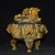 Early 21st Century Ornate Bronze Dragon Censer - Chinese Style Incense Burner With Foo Dog Lid For Sale - Image 5 of 8