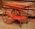 Early 20th Century French Painted Red and Gilt Bar Cart with Chinoiserie Motifs For Sale In Dallas - Image 6 of 9