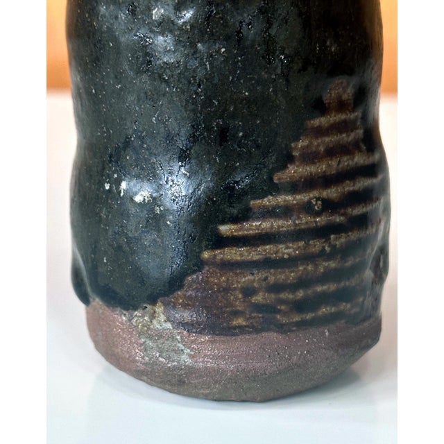 Rare and Fine Antique Japanese Ceramic Ko-Satsuma Chaire Tea Caddy For Sale - Image 11 of 16