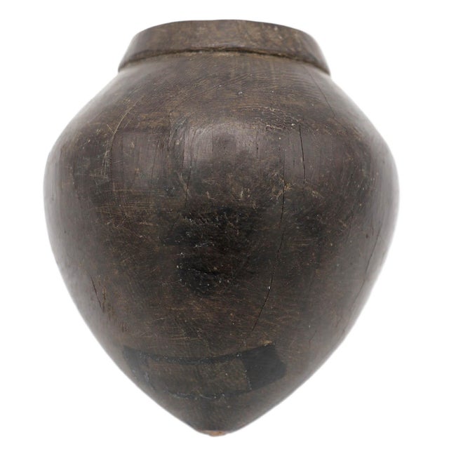 Vintage Spinning Wooden Top For Sale - Image 4 of 4