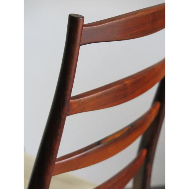 Set of Danish Dark Wood Dining Chairs by Arne Vodder, 1960s For Sale - Image 14 of 17