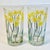 1970s Vintage Boho Chic Daffodils Jane Lynn Glassware - Set of 6, After Georges Briard For Sale - Image 14 of 14