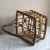 Wood Mid-20th Century Four Bottle Rattan Wine Caddy For Sale - Image 7 of 12