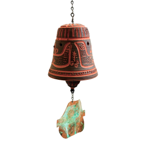 Rose Cabat Pottery Bird Wind Bell
