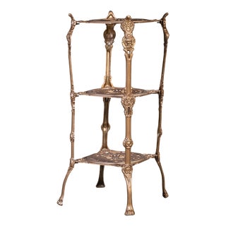 Decorative Metal Pedestal, Italy, 1960s For Sale