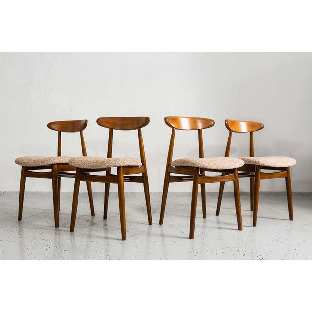 Vintage Dining Chairs by ZFM, Poland, 1960s, Set of 4 For Sale - Image 3 of 18