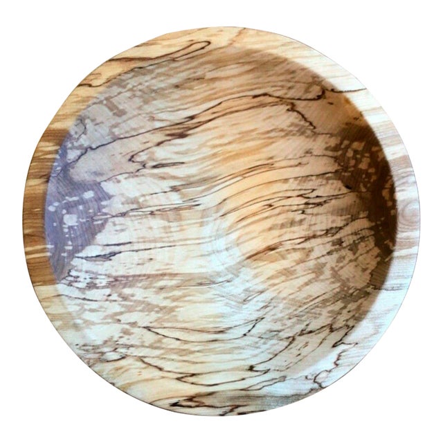 John Norton Alaska River Works Birch Wood Bowl For Sale