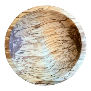 John Norton Alaska River Works Birch Wood Bowl