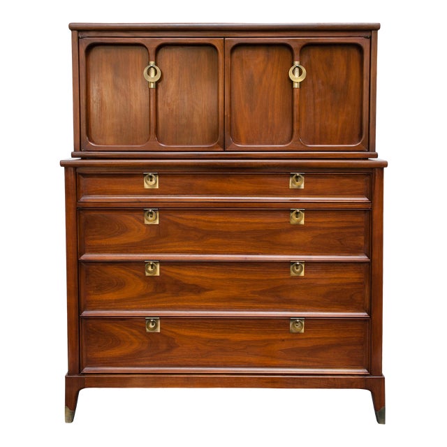 MidCentury Walnut Dresser by White Fine Furniture Company Chairish