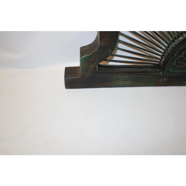 1960s Wooden Arch With Fan Ironwork B For Sale - Image 6 of 13