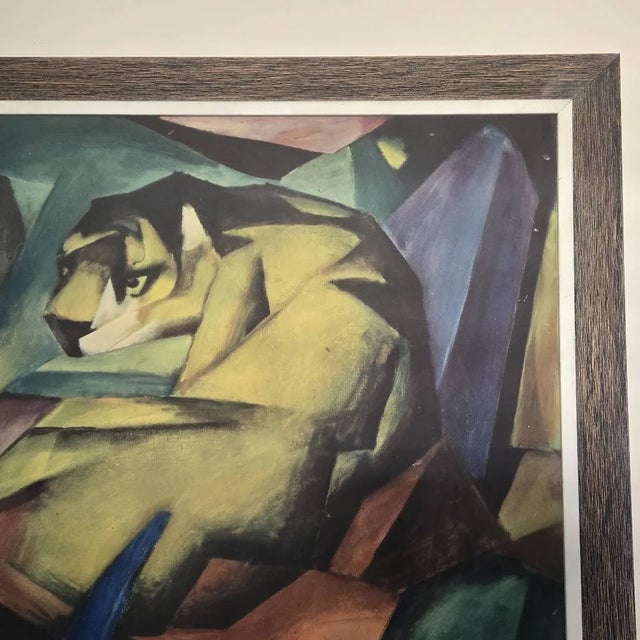 Op Art The Tiger 1912 Canvas Art Print by Franz Marc For Sale - Image 3 of 5