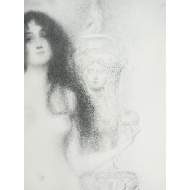 Gustav Klimt, Nude, The Allegory of Sculpture, Lithograph For Sale - Image 12 of 16