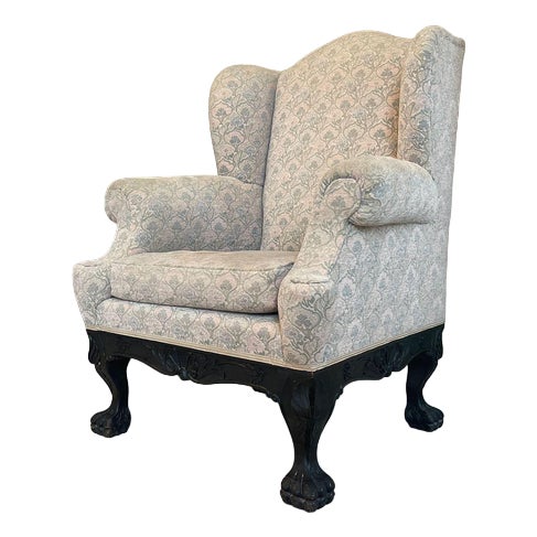 Historicism Wing Armchair For Sale