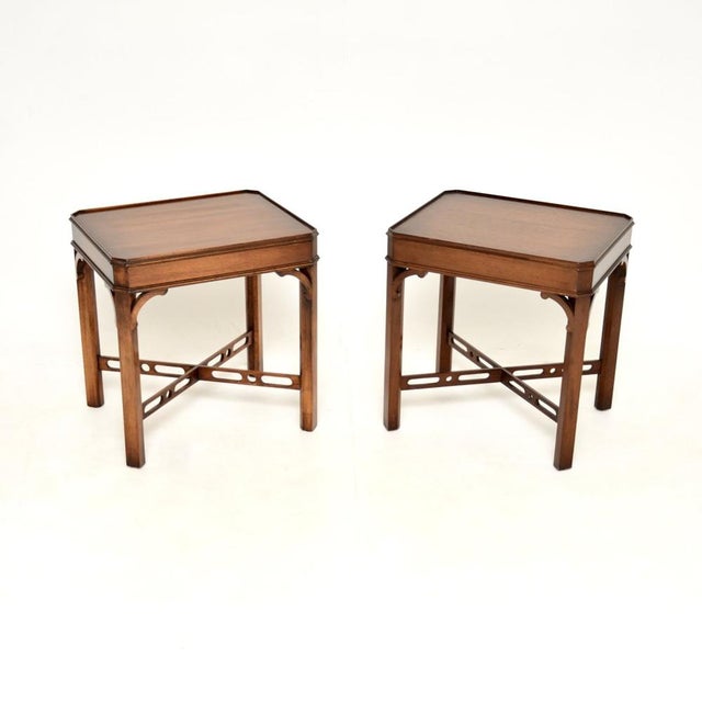 Antique Georgian Side Tables, 1930s, Set of 2 For Sale - Image 11 of 11